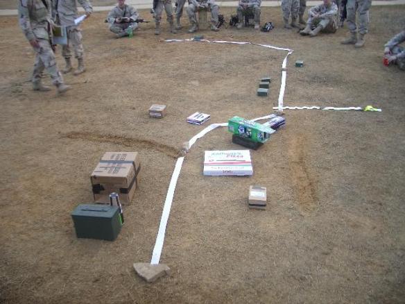 Impromptu sand table